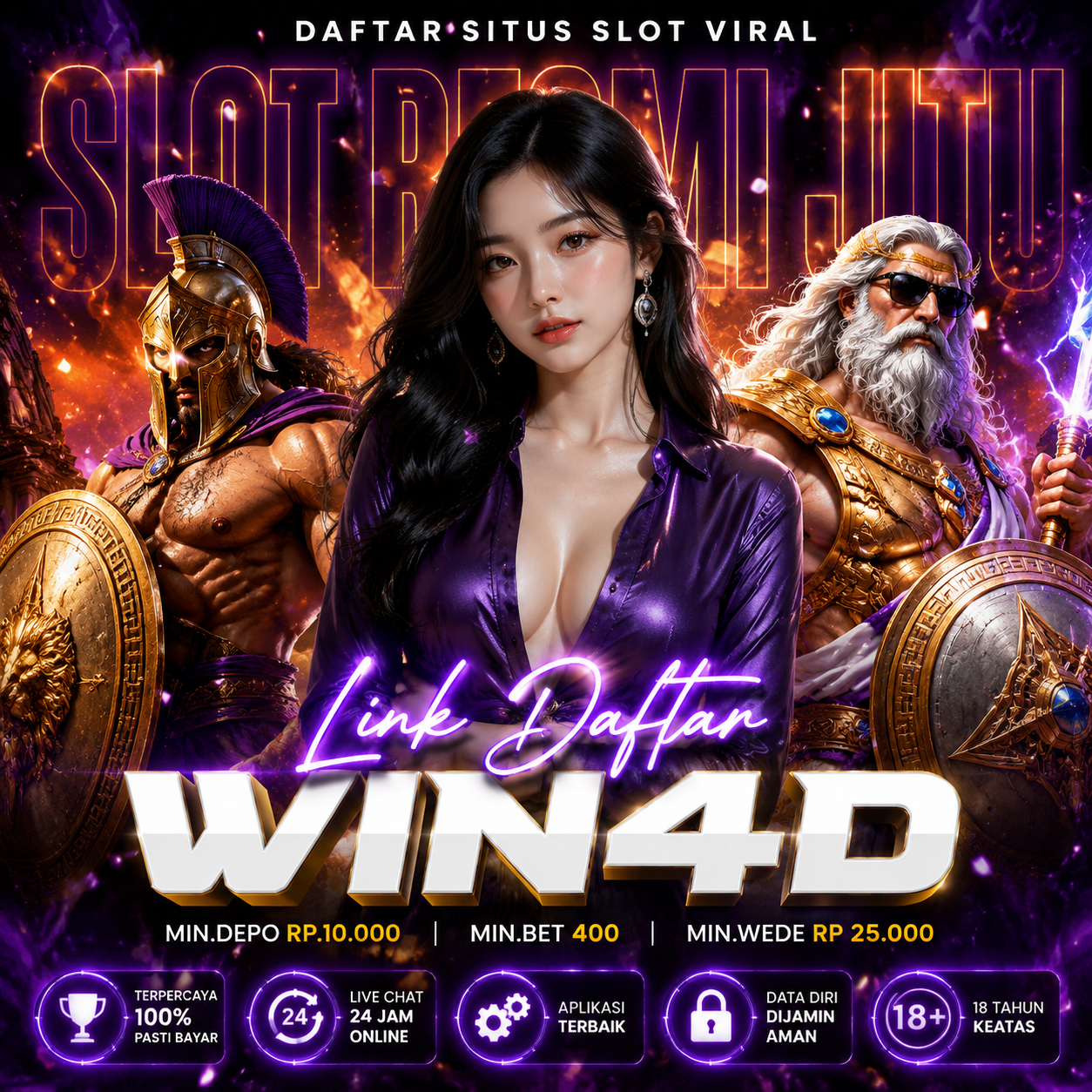 WIN4D : Reformasi Terbaru Situs Slot Terkemuka & Link Resmi Paling Ampuh Untuk Jackpot
